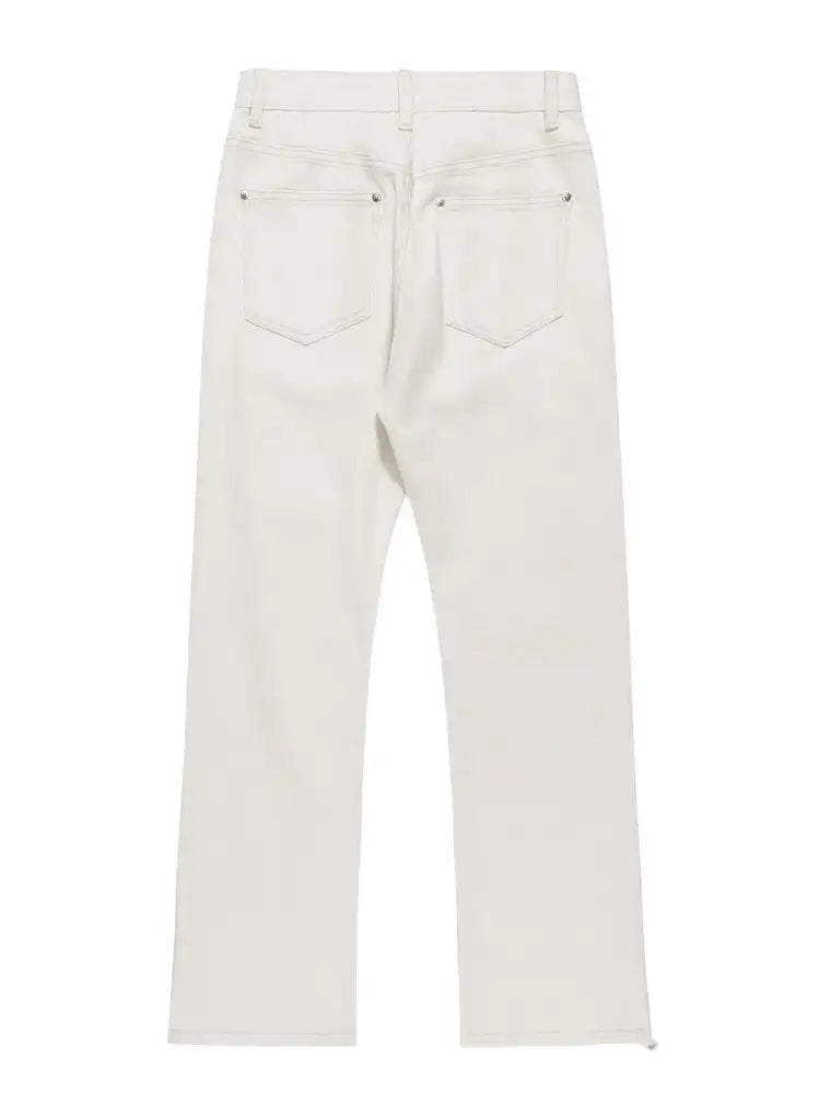 Men’s Multi-Pocket Pants with Zipper Details