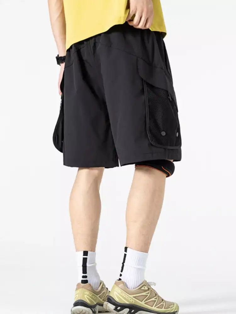 Men’s Multi-Pocket Quick-Dry Cargo Shorts