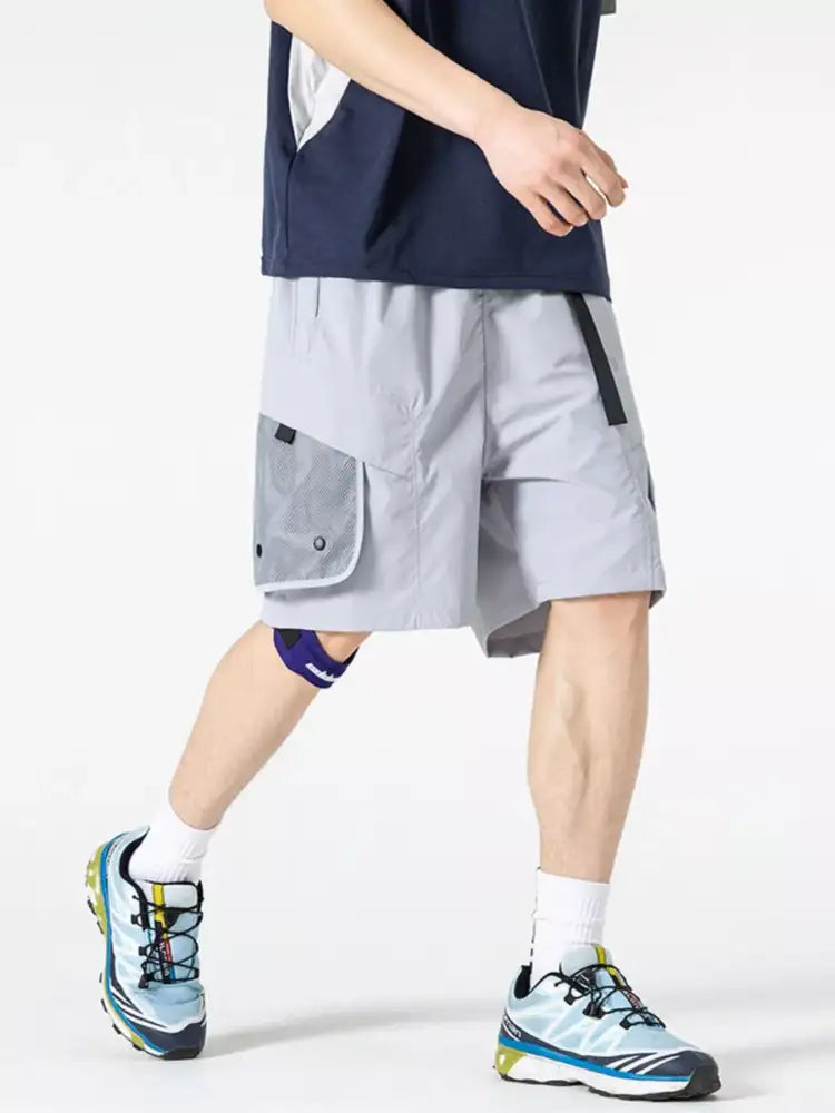Men’s Multi-Pocket Quick-Dry Cargo Shorts