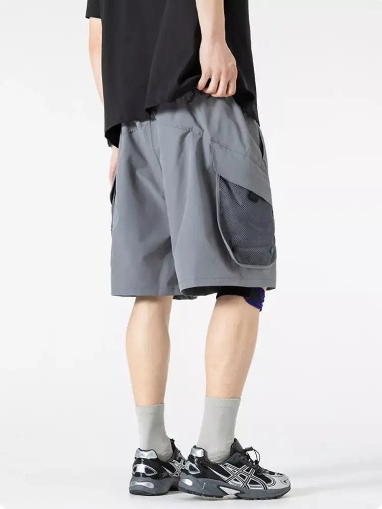 Men’s Multi-Pocket Quick-Dry Cargo Shorts