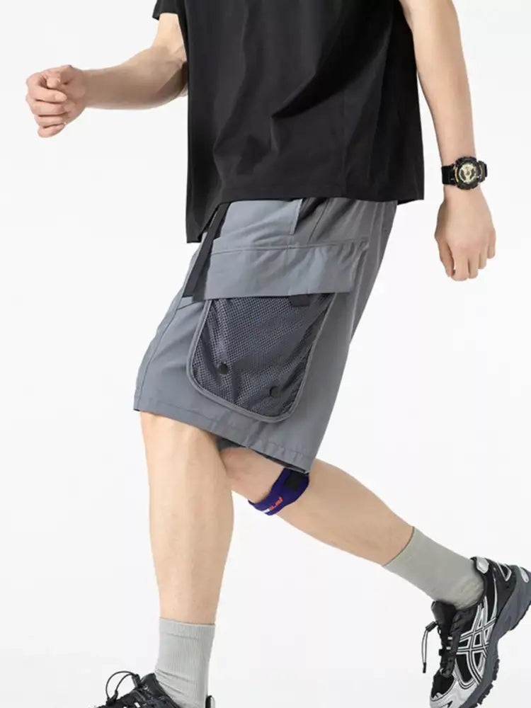 Men’s Multi-Pocket Quick-Dry Cargo Shorts