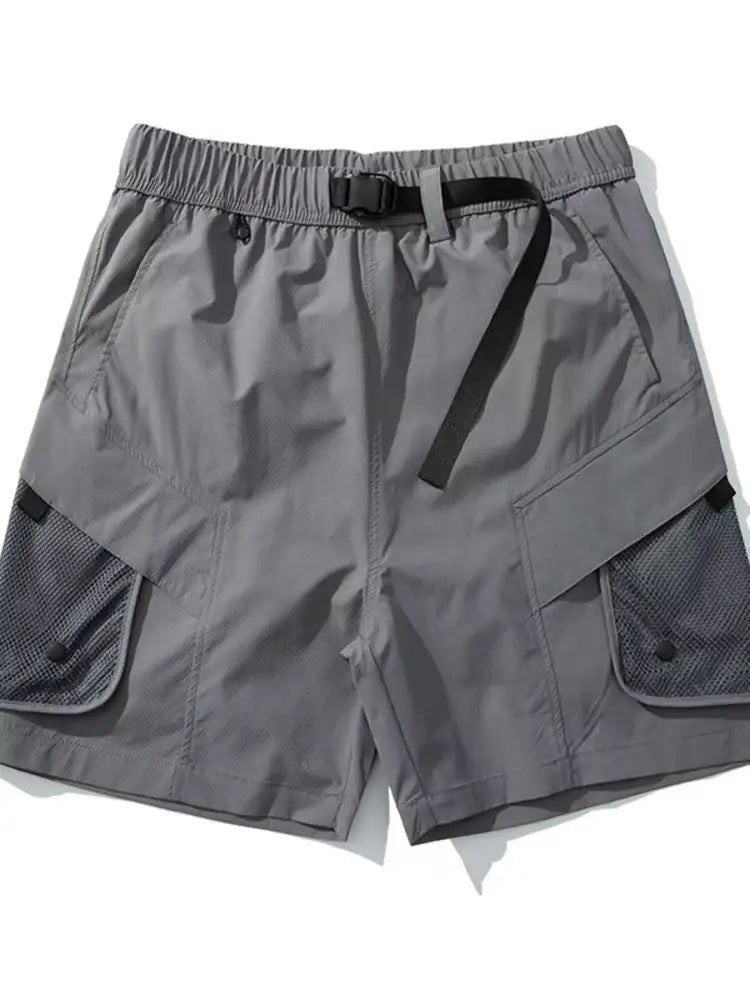Men’s Multi-Pocket Quick-Dry Cargo Shorts