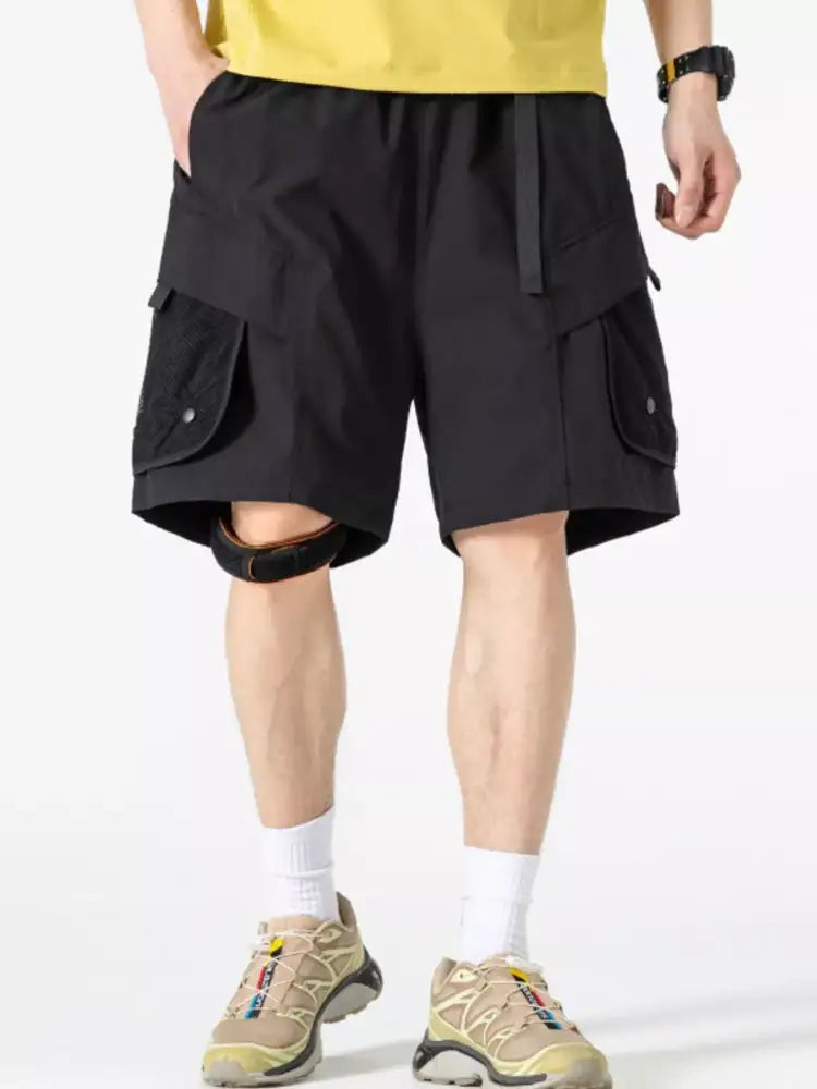 Men’s Multi-Pocket Quick-Dry Cargo Shorts