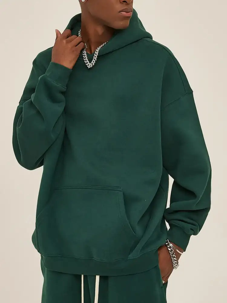 Men’s Oversized Pocketed Long Sleeve Hoodie