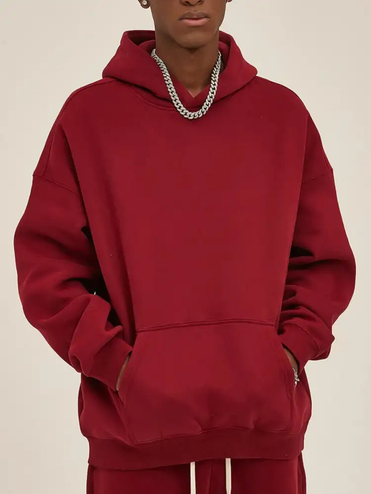 Men’s Oversized Pocketed Long Sleeve Hoodie