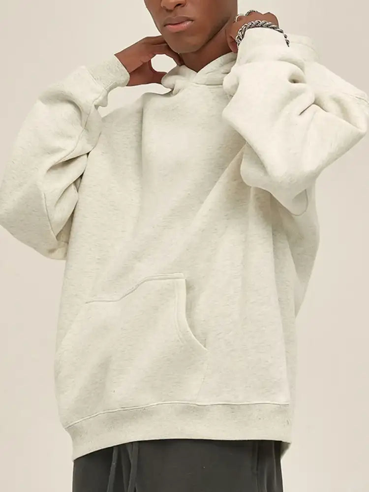 Men’s Oversized Pocketed Long Sleeve Hoodie