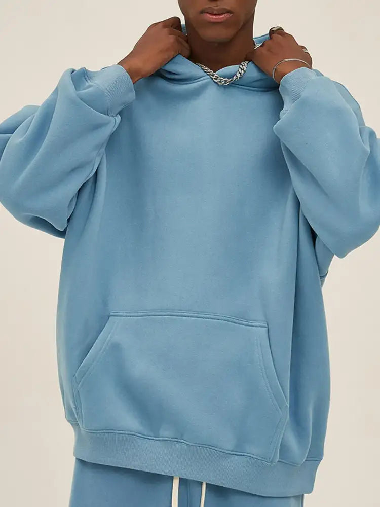 Men’s Oversized Pocketed Long Sleeve Hoodie