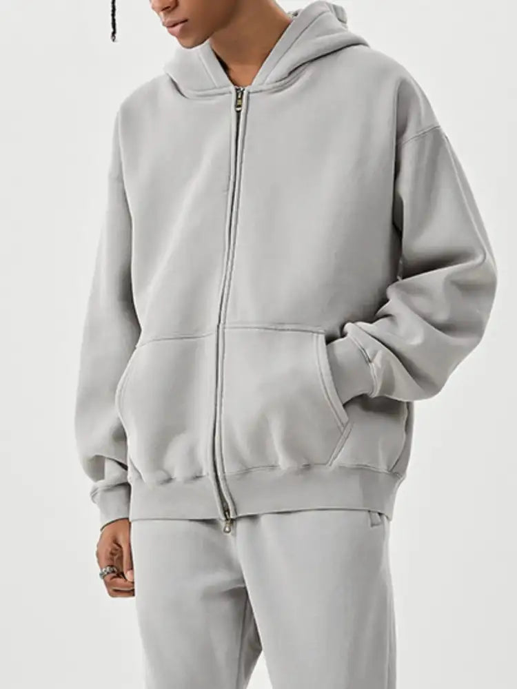 Men’s Oversized Zip-Up Hoodie