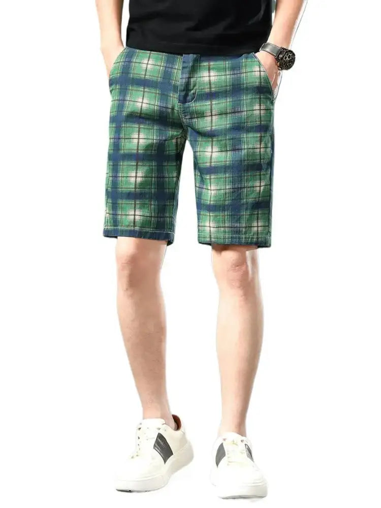 Men’s Plaid Casual Shorts