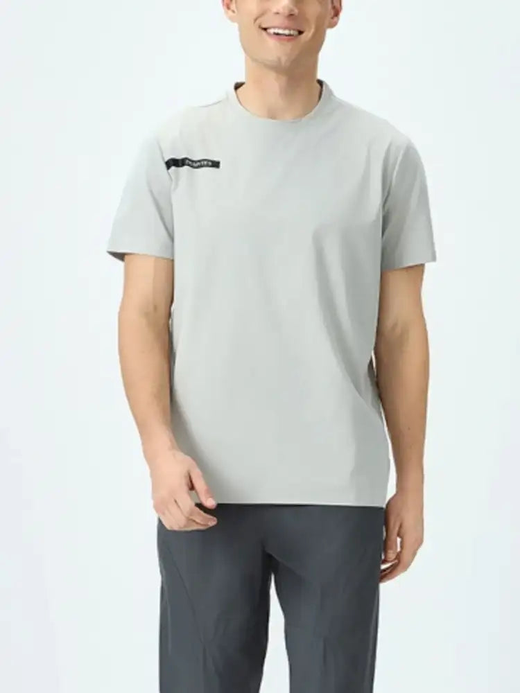 Men’s Plus Size Basic Style Round Neck Short Sleeve T-Shirt