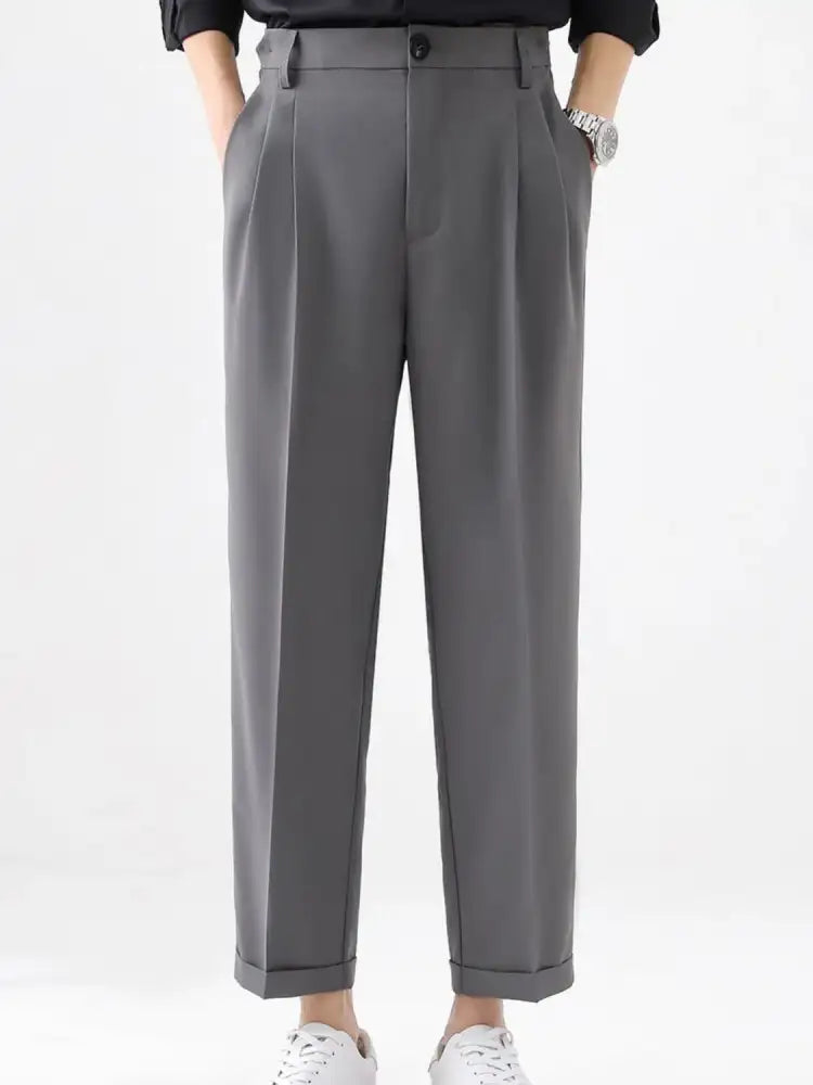 Men’s Plus Size Basic style Solid Pants