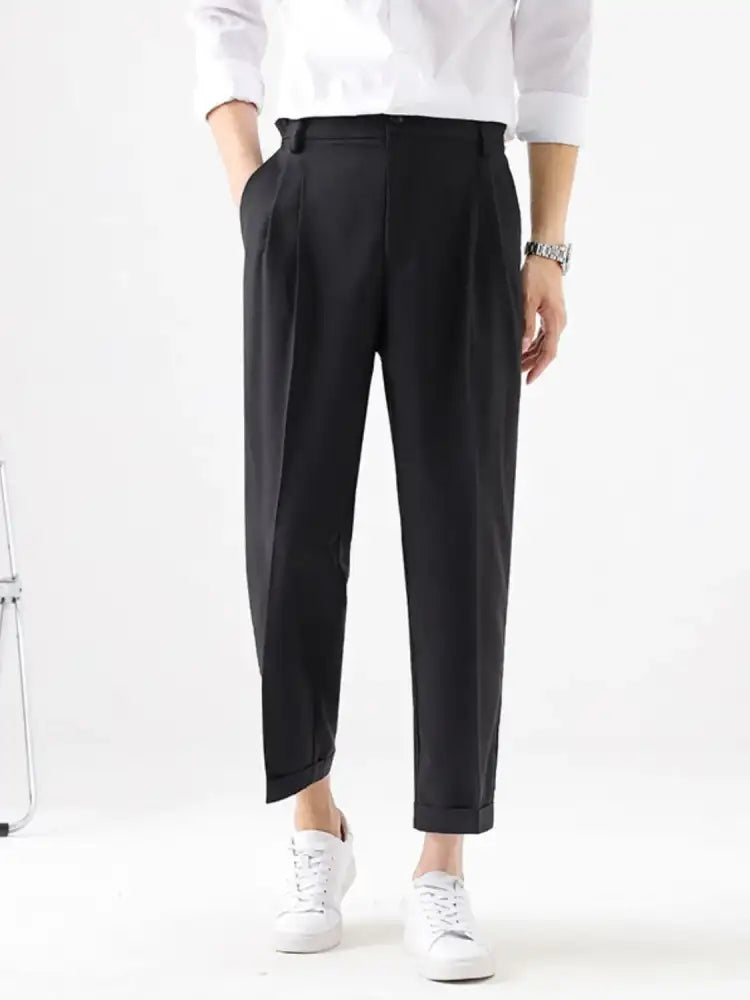 Men’s Plus Size Basic style Solid Pants