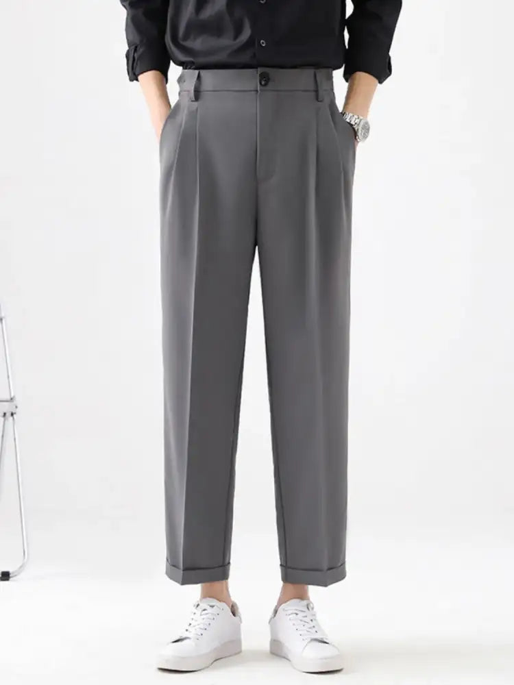 Men’s Plus Size Basic style Solid Pants