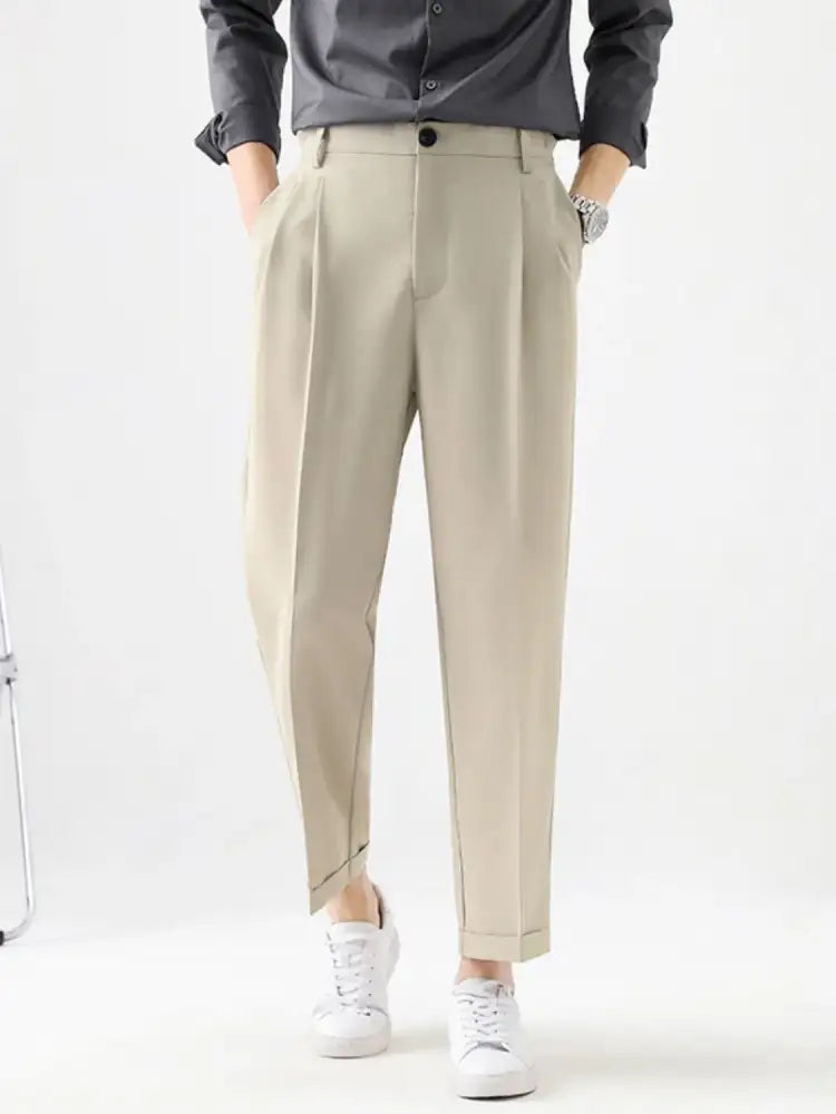 Men’s Plus Size Basic style Solid Pants