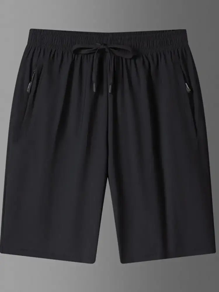 Men‘s Plus Size Breathable Drawstring Shorts