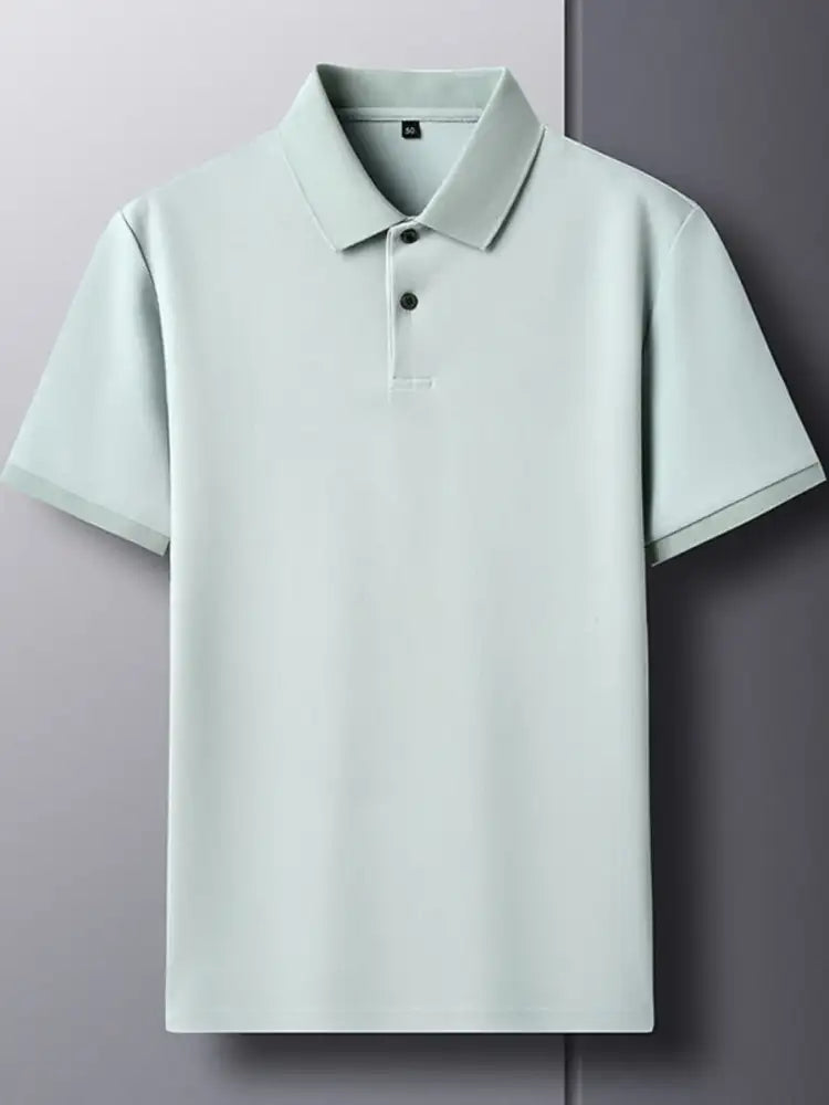 Men’s Plus Size Button Detail Short Sleeve Polo