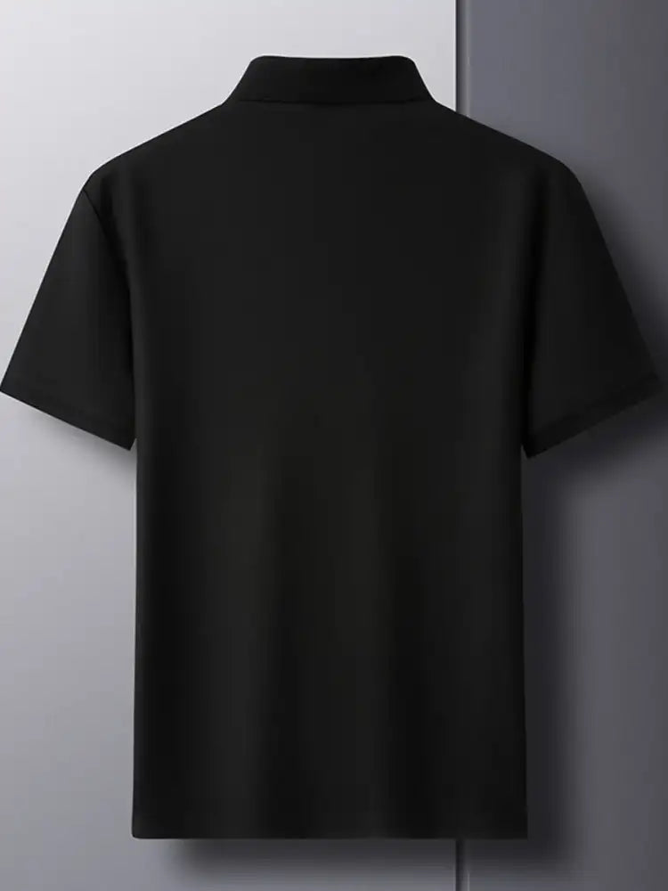 Men’s Plus Size Button Detail Short Sleeve Polo