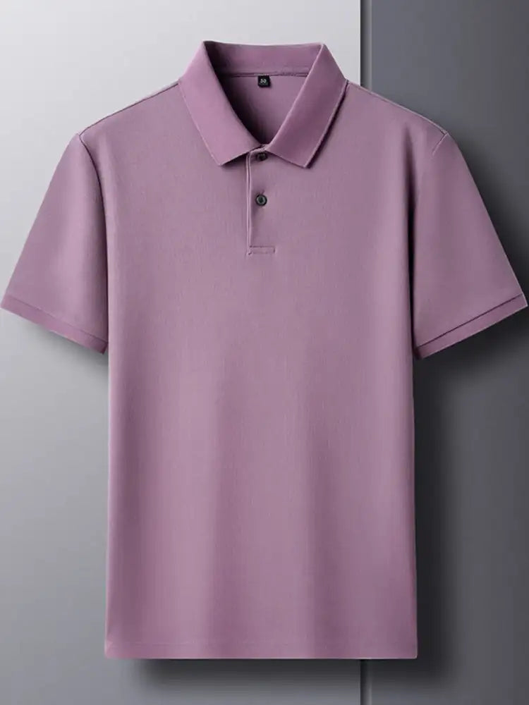 Men’s Plus Size Button Detail Short Sleeve Polo