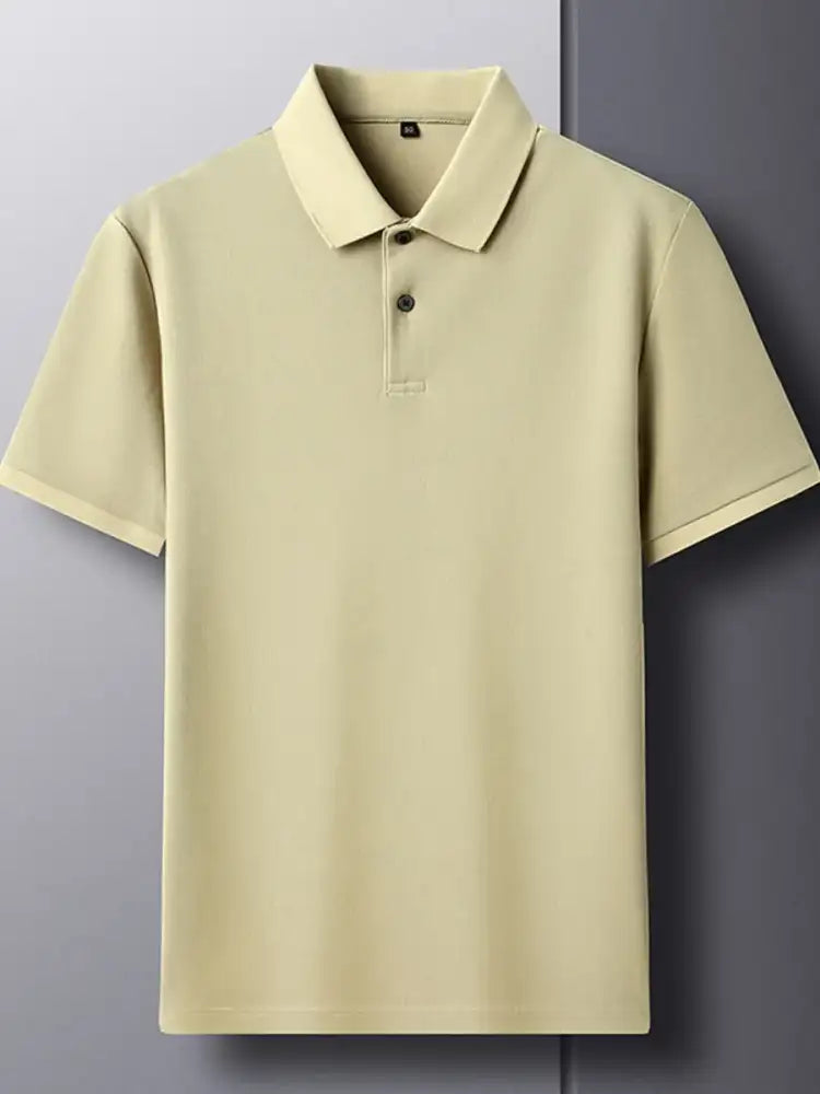 Men’s Plus Size Button Detail Short Sleeve Polo
