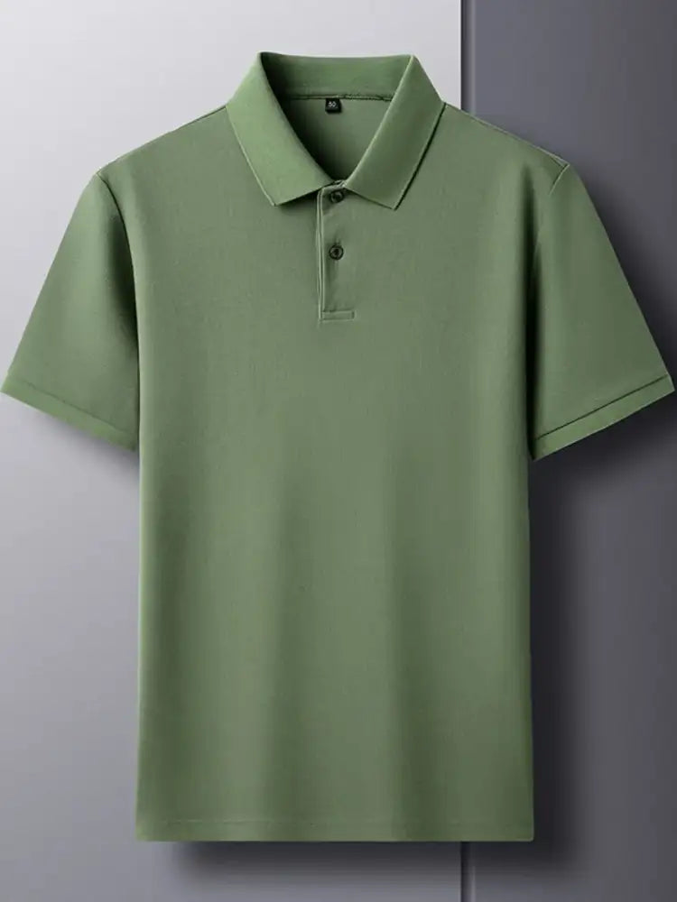Men’s Plus Size Button Detail Short Sleeve Polo