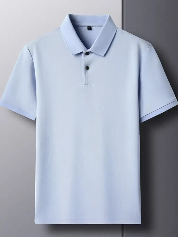 Men’s Plus Size Button Detail Short Sleeve Polo