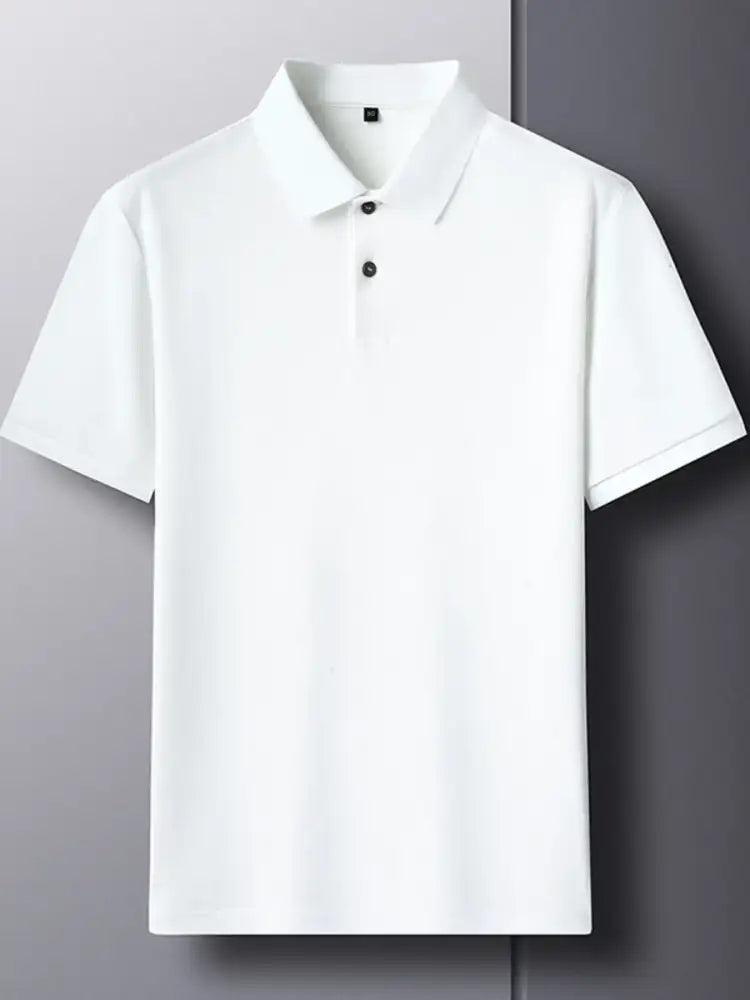 Men’s Plus Size Button Detail Short Sleeve Polo