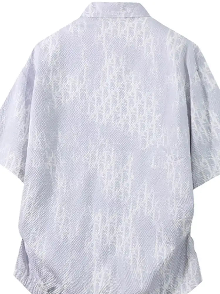 Men’s Plus Size Button Up Half Sleeve Shirt