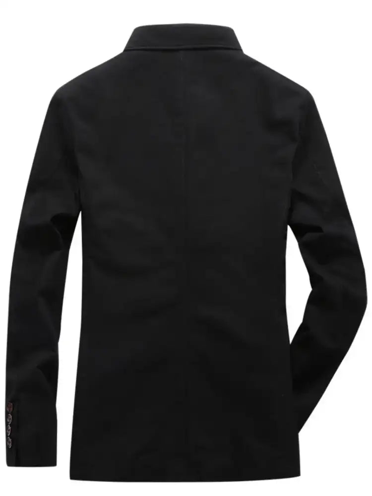 Men’s Plus Size Button Up Long Sleeve Blazer