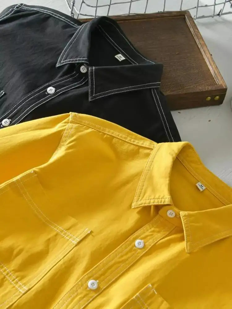 Men’s Plus Size Button Up Long Sleeve Shirt