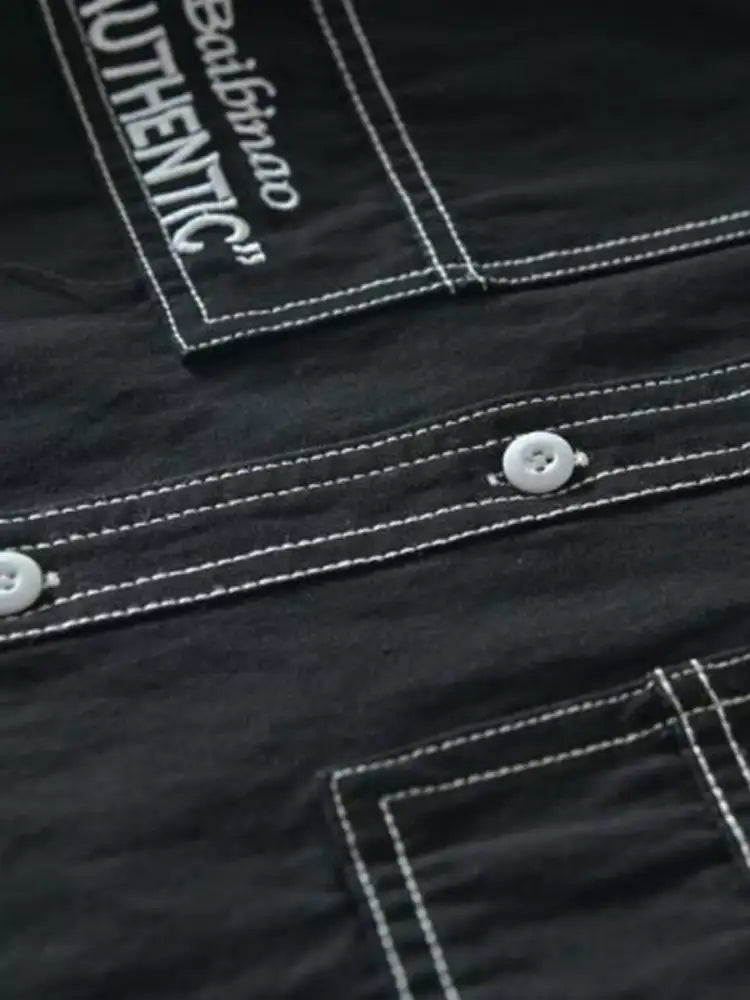 Men’s Plus Size Button Up Long Sleeve Shirt