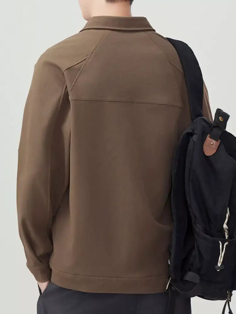 Men’s Plus Size Button Up Long Sleeve Shirt