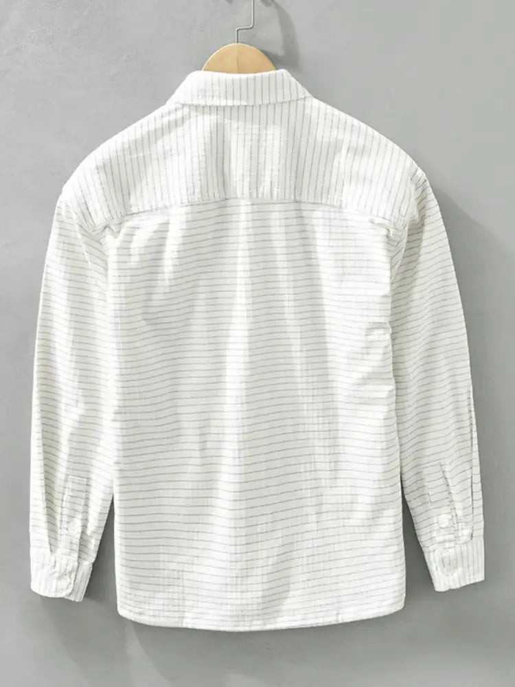 Men’s Plus Size Button Up Long Sleeve Shirt