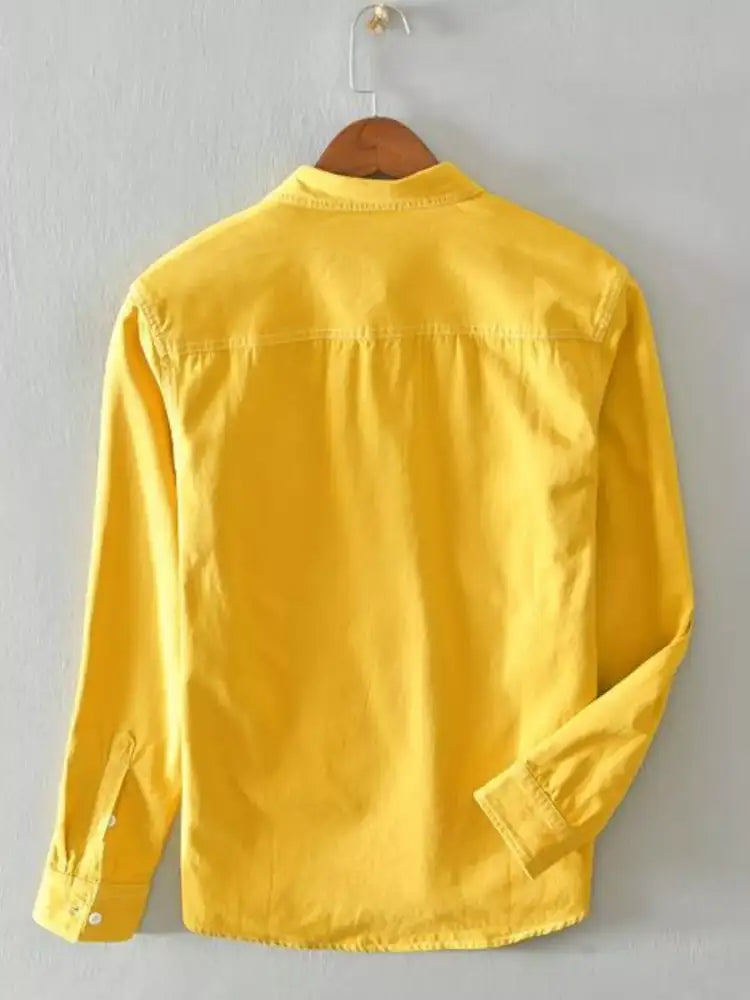 Men’s Plus Size Button Up Long Sleeve Shirt