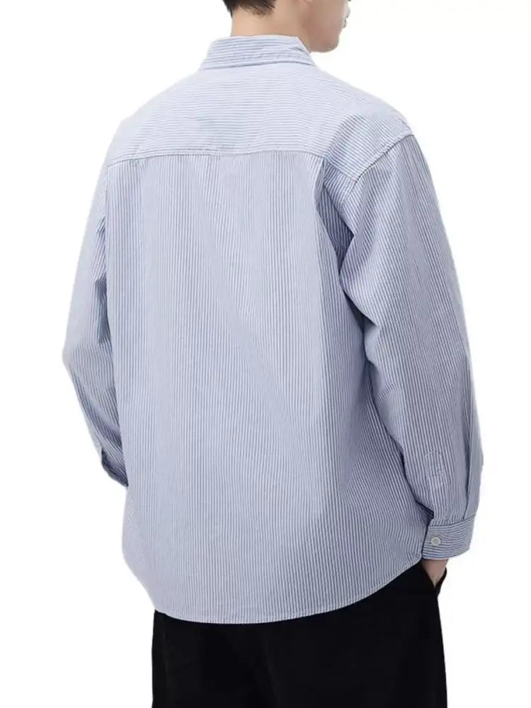Men’s Plus Size Button Up Long Sleeve Shirt