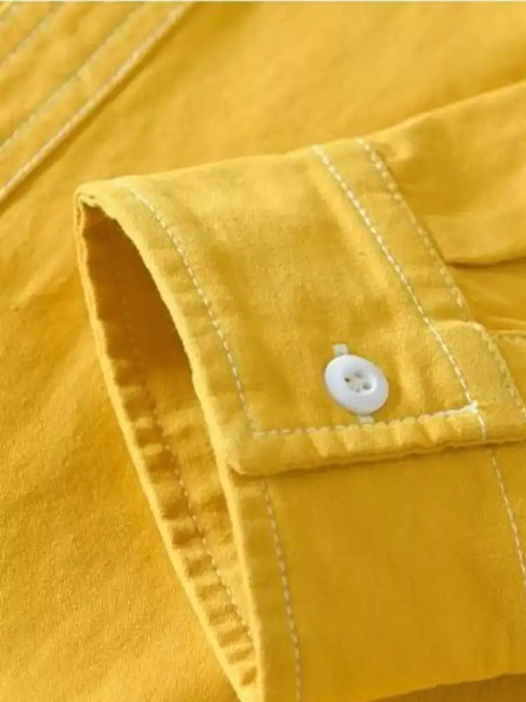 Men’s Plus Size Button Up Long Sleeve Shirt