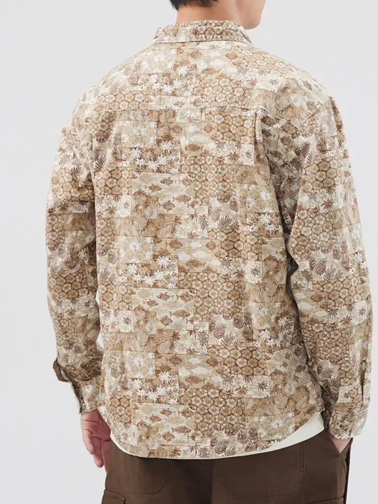 Men’s Plus Size Button Up Long Sleeve Shirt