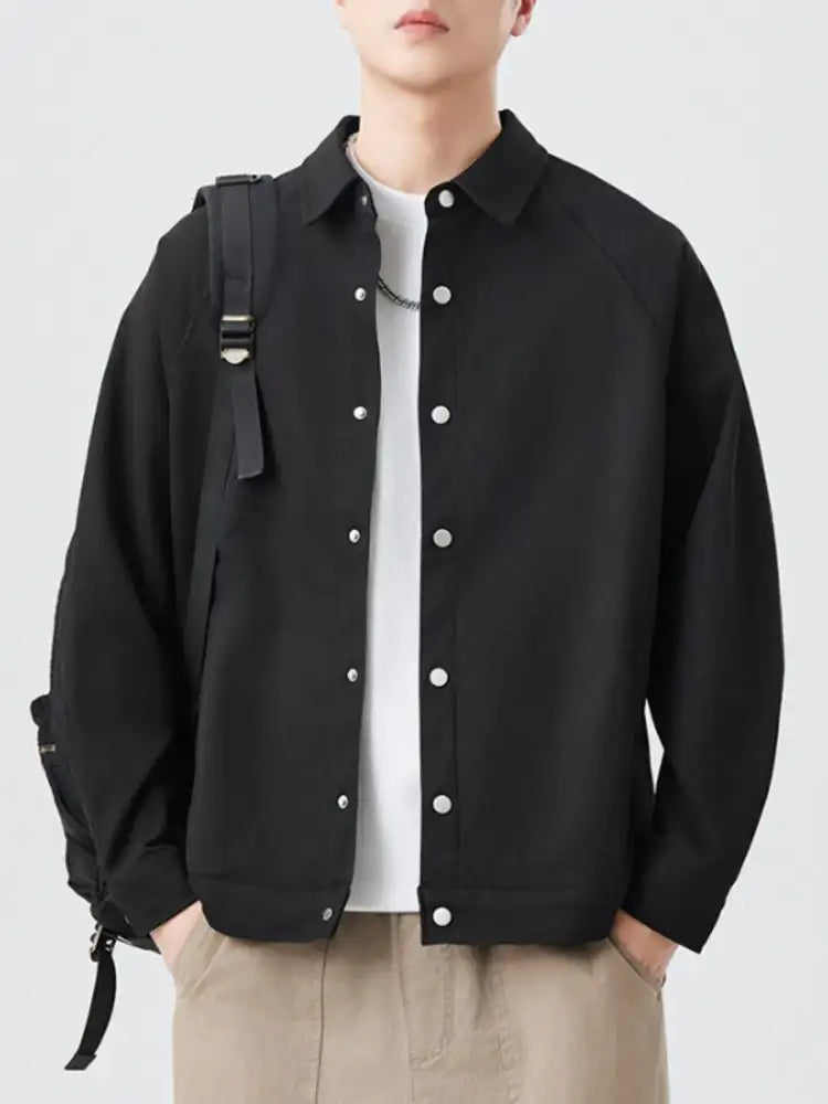 Men’s Plus Size Button Up Long Sleeve Shirt