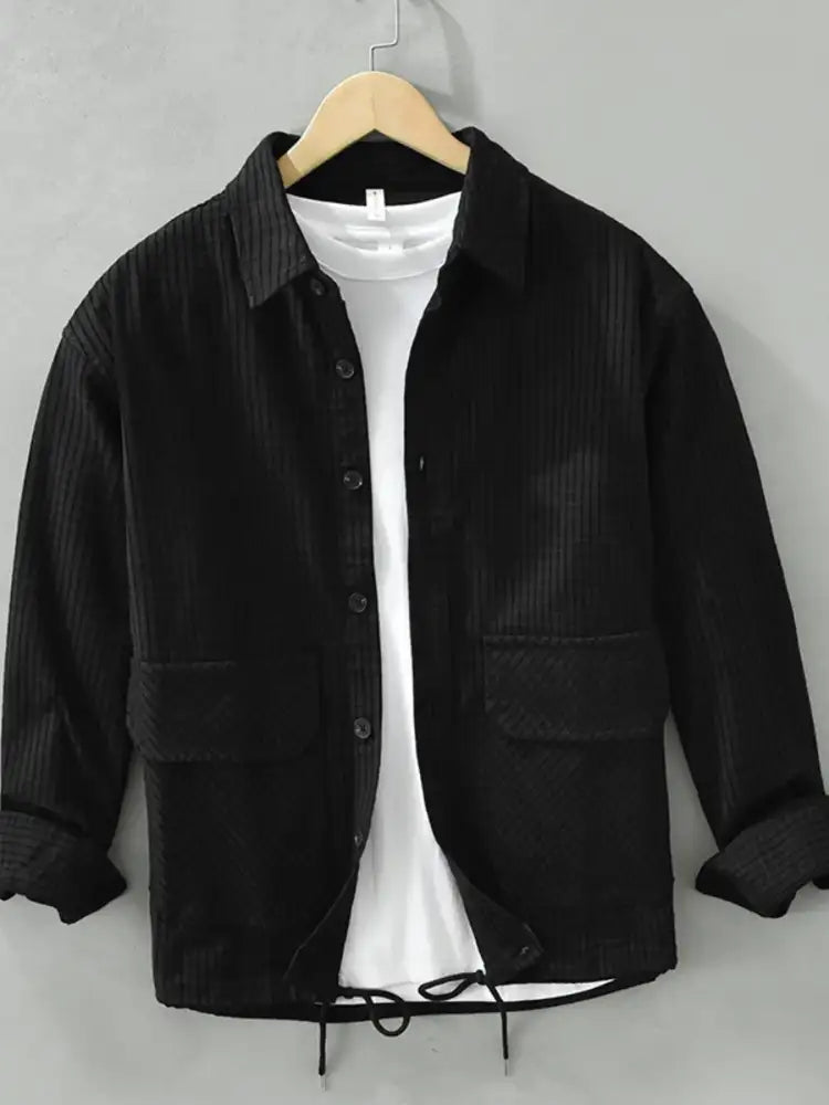 Men’s Plus Size Button Up Long Sleeve Shirt