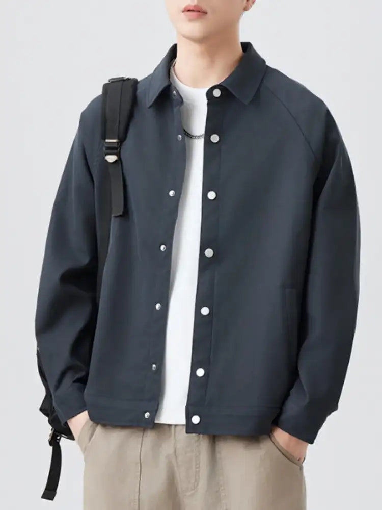 Men’s Plus Size Button Up Long Sleeve Shirt