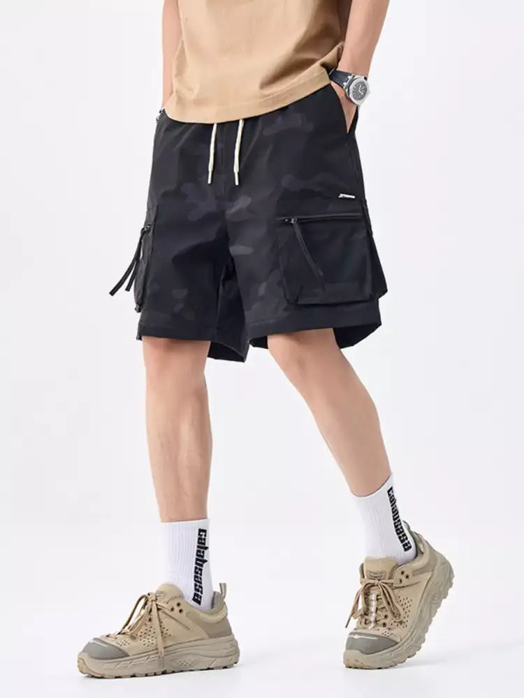 Men’s Plus Size Camo Cargo Shorts