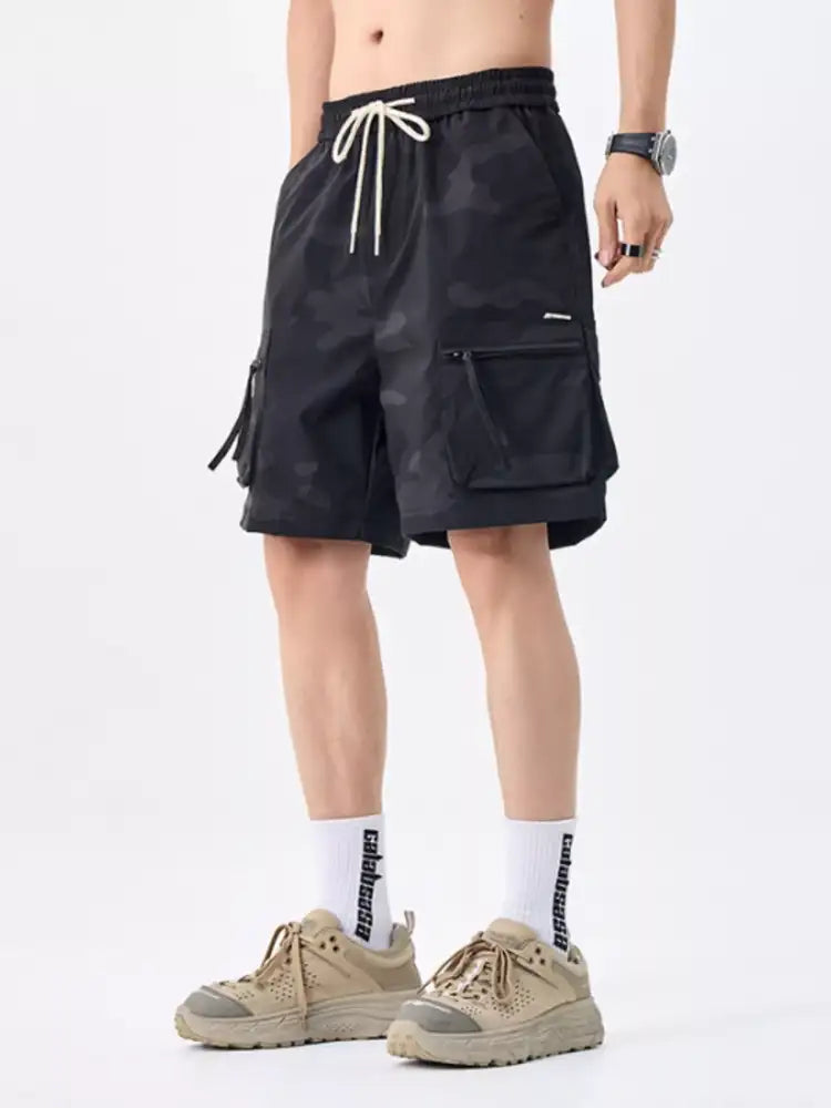 Men’s Plus Size Camo Cargo Shorts