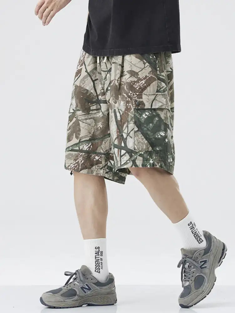 Men’s Plus Size Camouflage Cargo Shorts