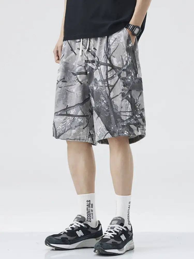 Men’s Plus Size Camouflage Cargo Shorts