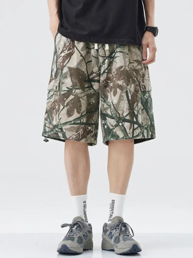 Men’s Plus Size Camouflage Cargo Shorts