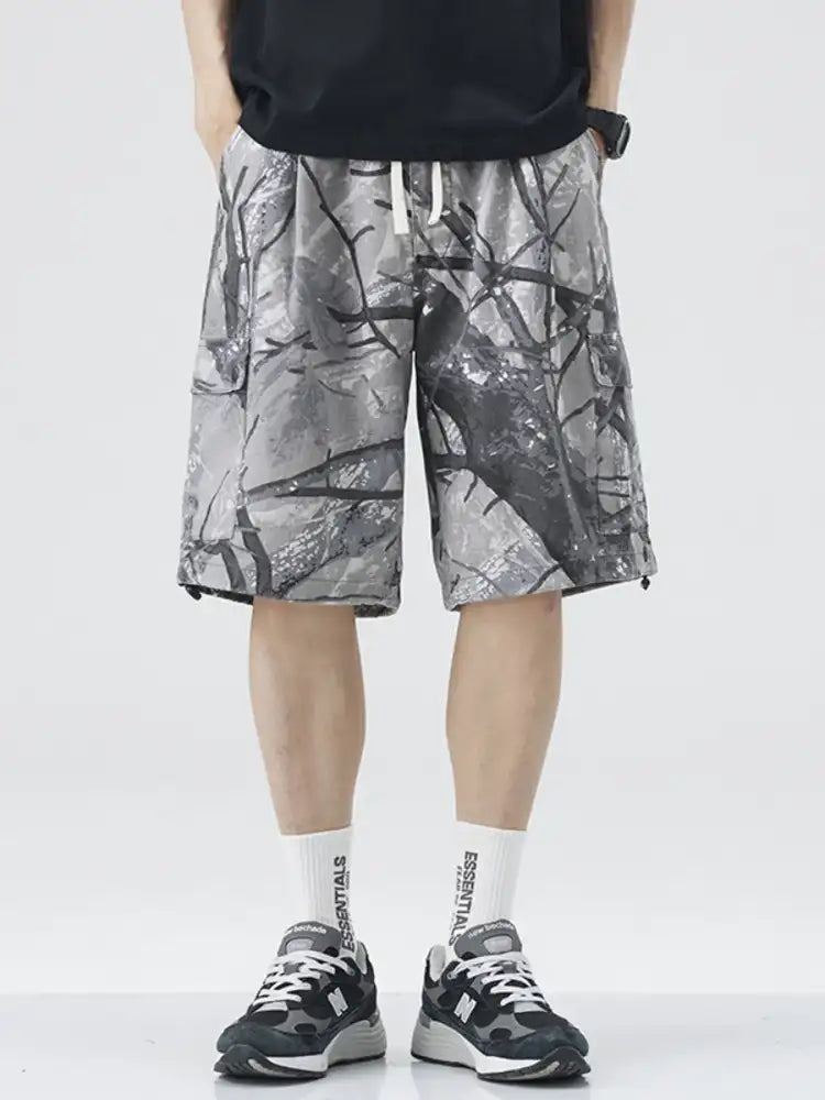 Men’s Plus Size Camouflage Cargo Shorts