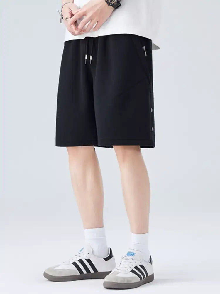 Men’s Plus Size Casual Comfort Drawstring Shorts