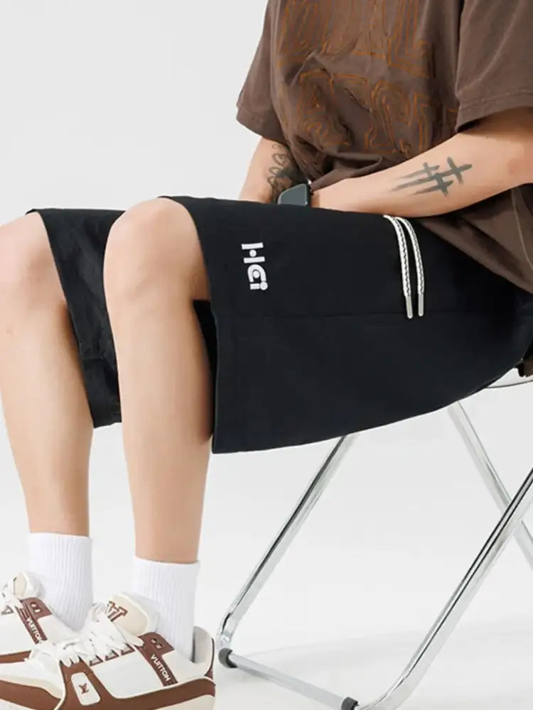 Men’s Plus Size Casual Drawstring Basketball Shorts