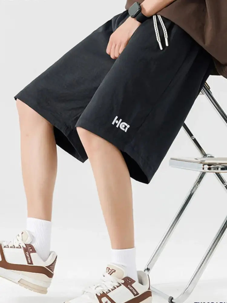 Men’s Plus Size Casual Drawstring Basketball Shorts