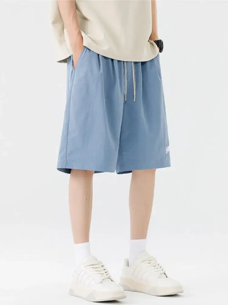 Men’s Plus Size Casual Drawstring Basketball Shorts