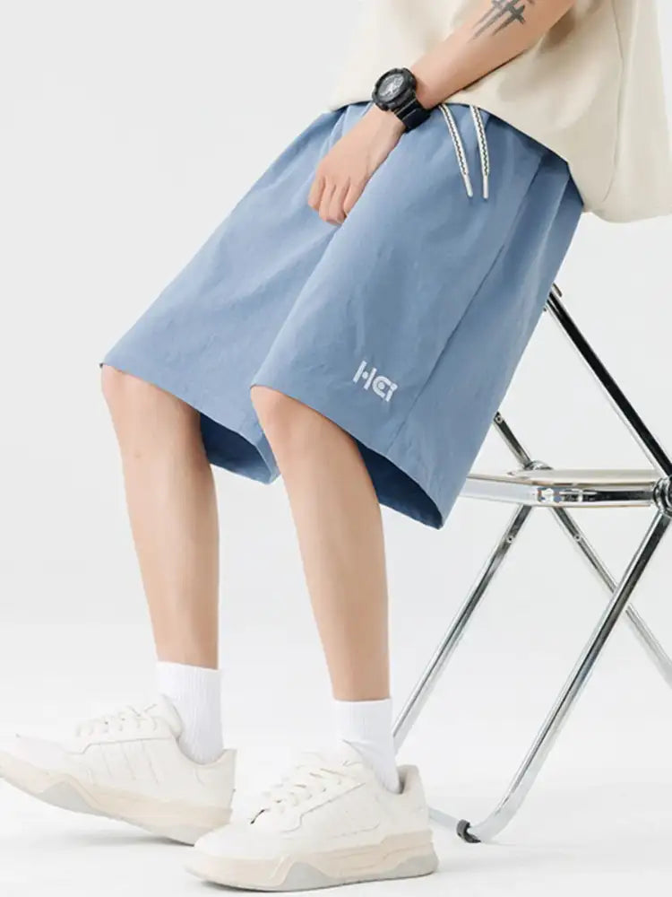 Men’s Plus Size Casual Drawstring Basketball Shorts